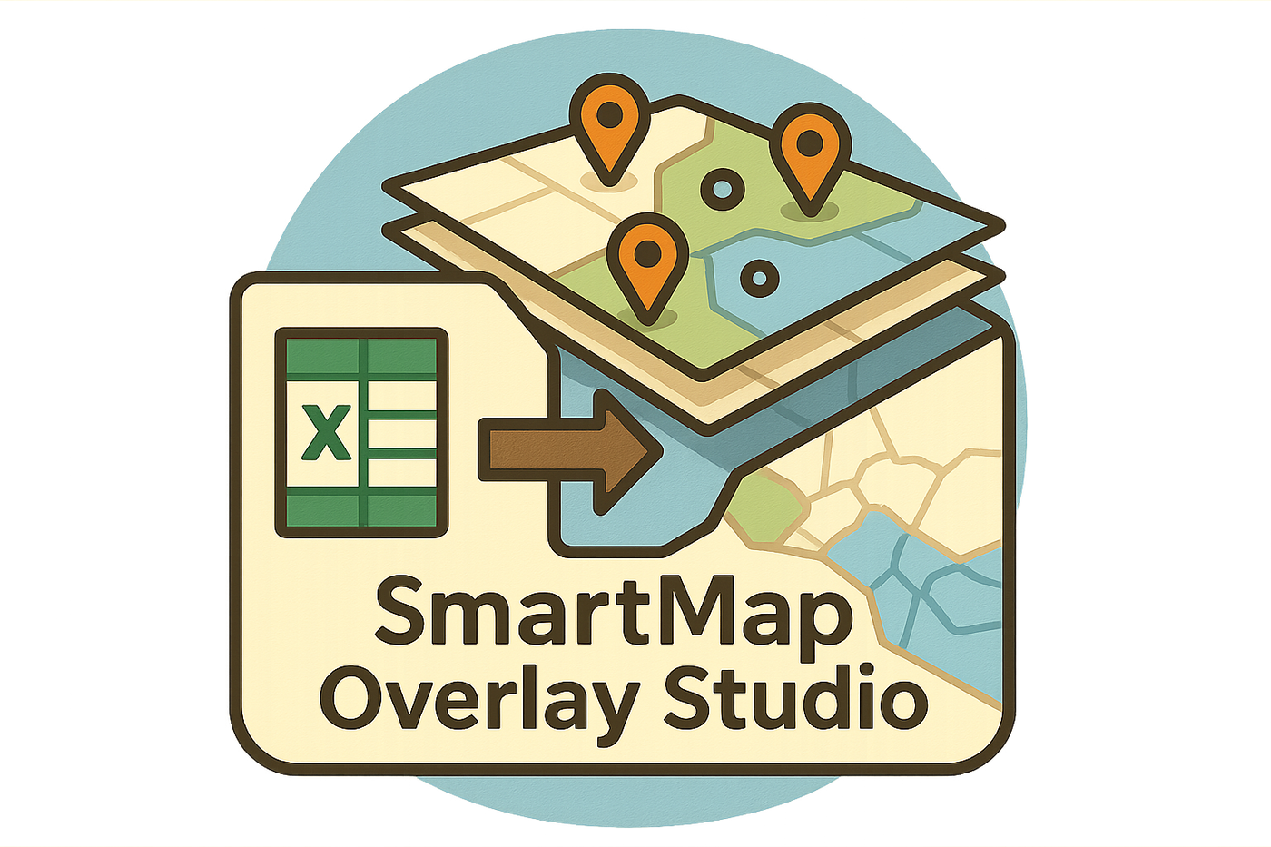 SmartMap Overlay Studio Icon